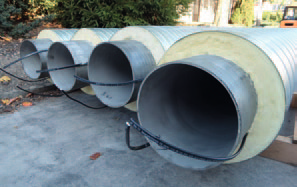 SPIRO casing and heating cable
